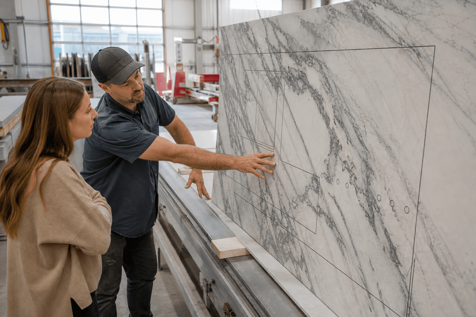 How Does Stone Countertop Fabrication Work?