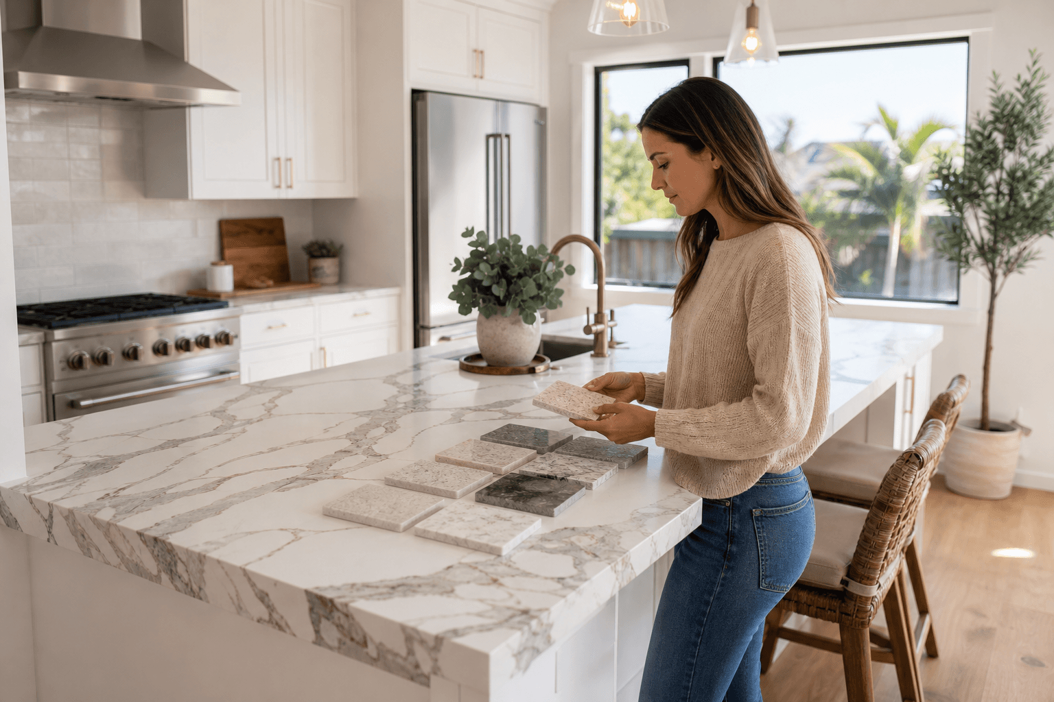 How Should You Choose Quartz Countertops in Orange County?